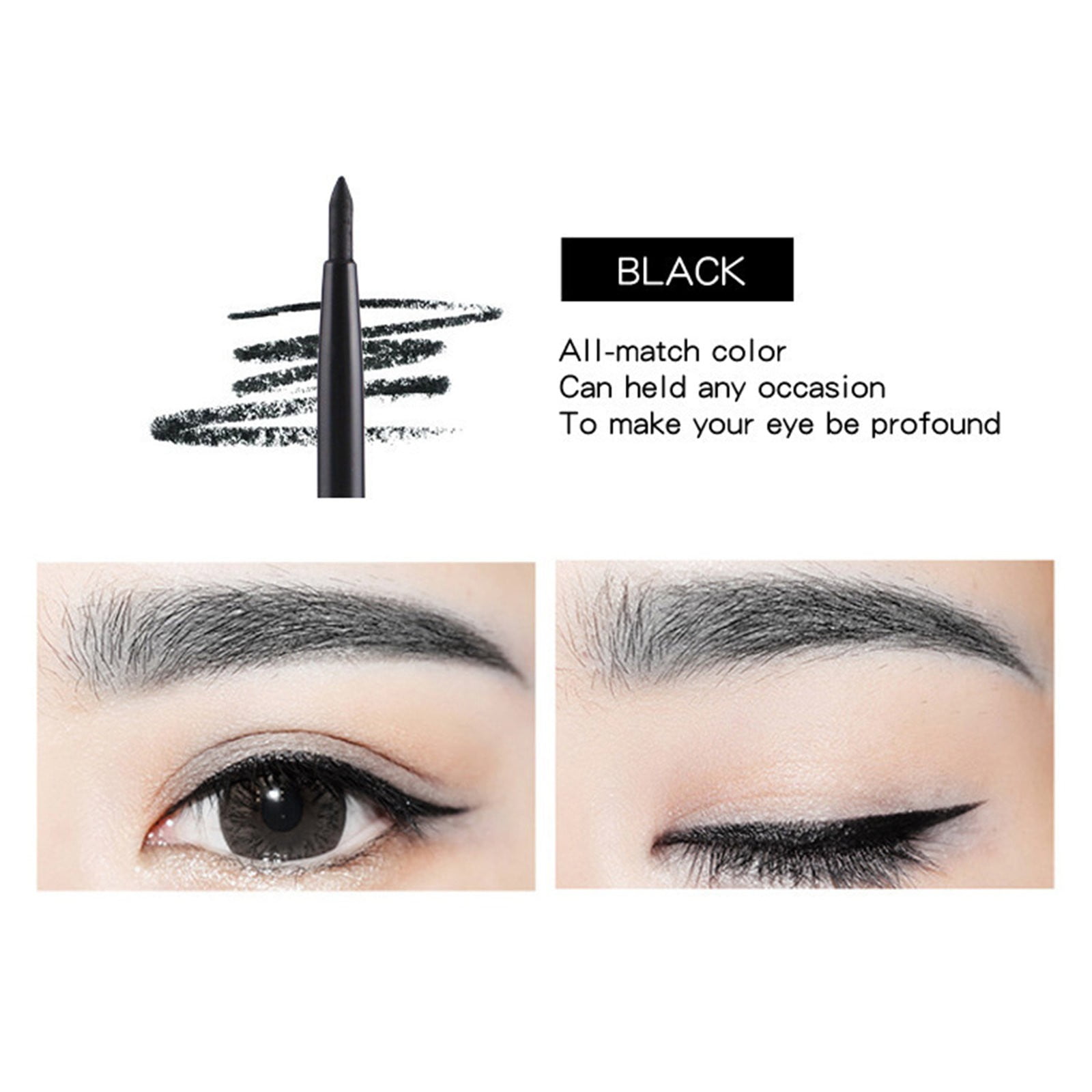 Glitter Liner for Eyes Pen for Eyebrow Mapping Organic Makeup Hard Candy Makeup Cosmetics Line Penetrate Eye Patch Lip Liner Pencil Milk Cosmetics Cat Line Big Eye Glitter Korean Korean Make up