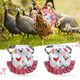 thumbnail image 4 of Sillas de montar para gallinas Silla de montar Delantal de pollo Protector para ala trasera de aves de corral, 4 of 5