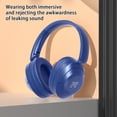 thumbnail image 4 of QTOCIO Bluetooth Headphones, Bluetooth Headset With Microphone Wireless Headset With Mic Bluetooth 5.3 Headset 10 Hrs Working Time Noise Cancelling Bluetooth Headset, 4 of 5