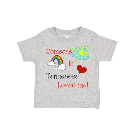 

Inktastic Someone in Tennessee Loves Me! Gift Toddler Boy or Toddler Girl T-Shirt
