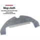 thumbnail image 5 of Cepillo de Goma para D10 Plus Gen 2 RLD32GD, Repuestos, Accesorios, 10 Cepillos Laterales, Filtro HEPA, Paño de Fregona, Bolsa para Polvo., 5 of 5