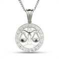 thumbnail image 6 of Better Jewelry .925 Sterling Silver Zodiac Sign Necklace, 6 of 13
