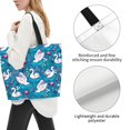thumbnail image 2 of Yiaed Swan On The Pond Print Handbag for Women Tote Purse Shoulder Bag Large Fashion Hobo Purse Handbag Shopping Tote, 2 of 5