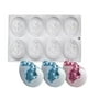 thumbnail image 1 of Molde De Silicona Para Pasteles De 8 Cavidades, Molde Con Forma De Huevo, Molde Para Hornear Antiadherente Para Diy, Mousse De Gelatina Para Pasteles De Chocolate Yuarrent HA037692-00, 1 of 6