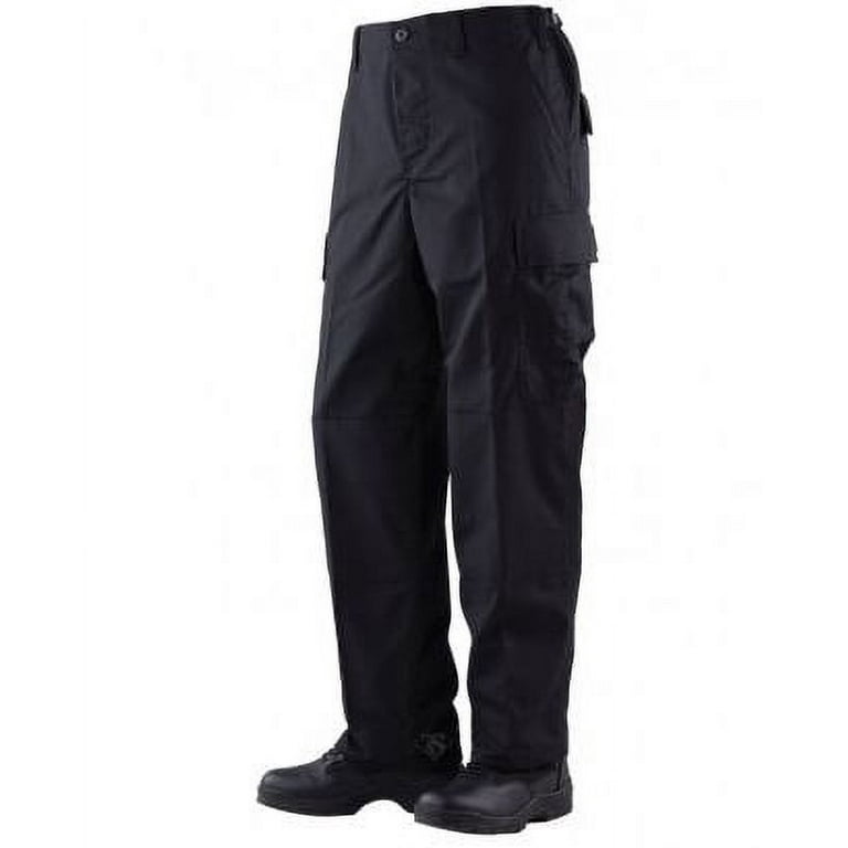 1523005 100% Cotton Ripstop BDU Pants Black Large-Regular