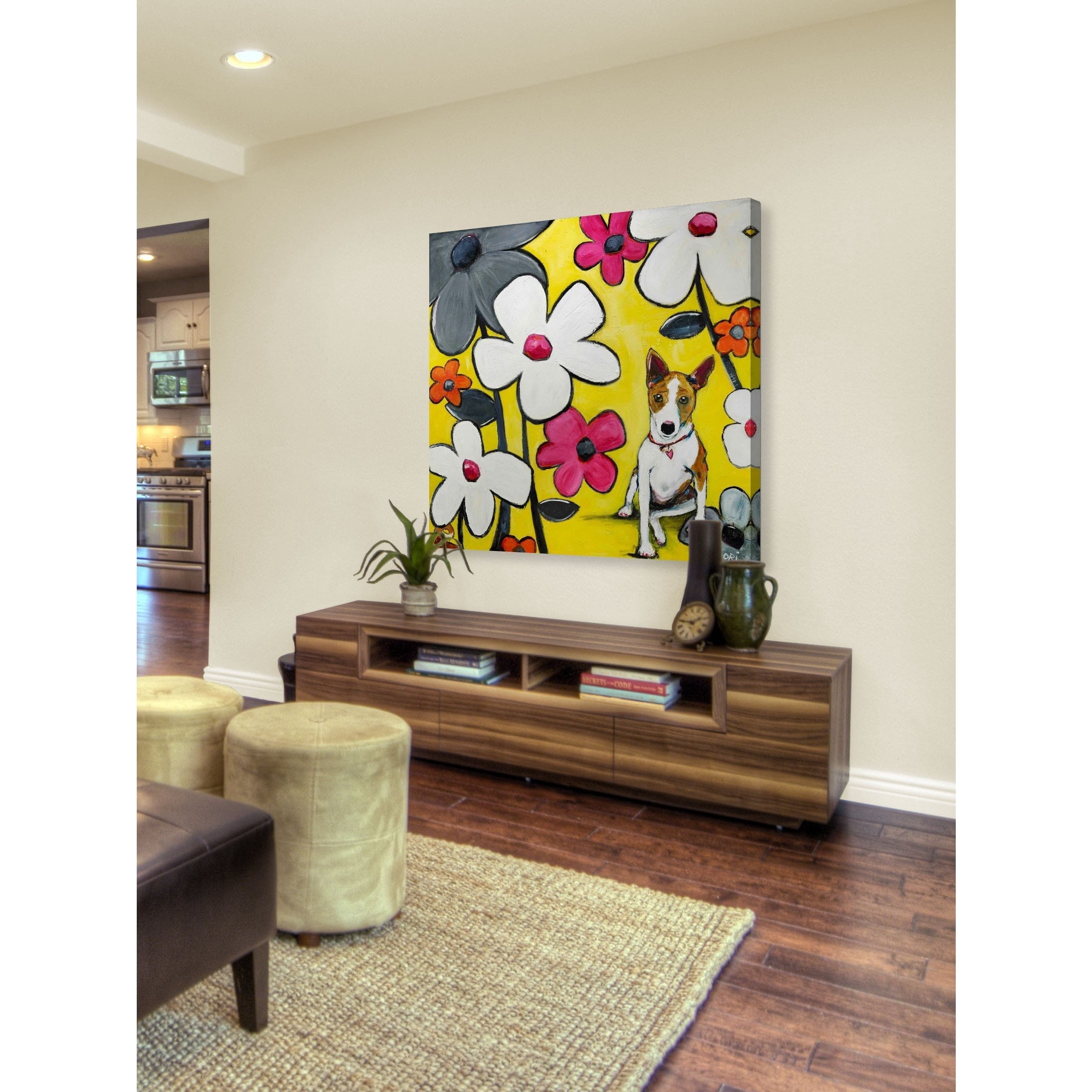 Marmont Hill "Wild Thing" by Tori Campisi Painting Print on Canvas