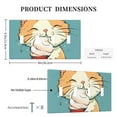 thumbnail image 3 of cute cat eating Switch Cover Decorative Wall Plate / 4-Gang 4-Toggle / Standard Size 4.5x8 in, 3 of 5