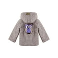 thumbnail image 4 of Miutii Little Big Girls Autumn Winter Warm Coat Clothes Hooded Faux Fur Fleece Jacket Cotton Thick Outwear Casual Wear Grey 12, 4 of 5
