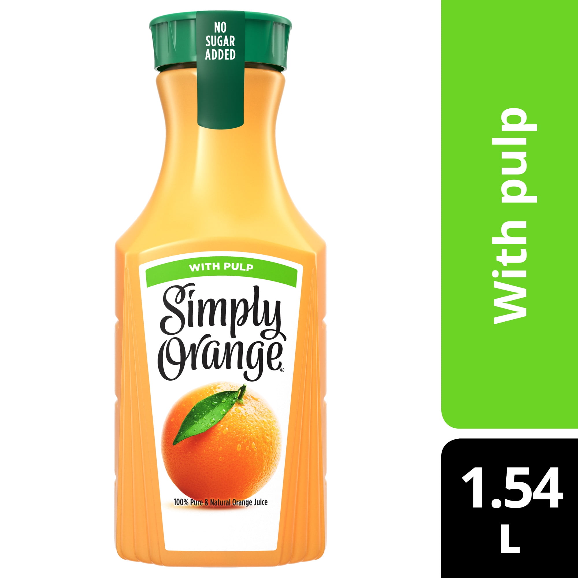 Simply d'orange avec pulpe Bottle, 1.54 Liters