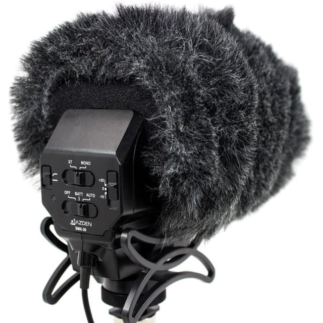 Cubierta de parabrisas peludas Azden SWS-30 para micrófono SMX-30 AZDEN (SWS-30) FURRY WINDSHIELD PARA SMX-30