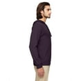 thumbnail image 3 of Unisex Blended Eco Jersey Pullover Hoodie - EGGPLANT - XS, 3 of 3