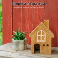 thumbnail image 3 of COOPHYA Diy Miniature Door 150Pcs Wooden Mini Window Set Khaki Rectangular For Tree Decor And Family Activity Projects, 3 of 6