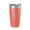 Coral, variant on Thunder Lake Map Tumbler Travel Mug Insulated Laser Engraved Coffee Cup Michigan 20 oz Dark Gray