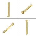 thumbnail image 5 of Unique Bargains M3x25mm Brass Machine Screws, Phillips Pan Head Fastener Bolts 10Pack, 5 of 5