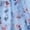 Blue, variant on Women's Summer Elegant A-line Midi Dress Casual Dress Short Sleeves V-Neck Printed Dress Beach Vacation