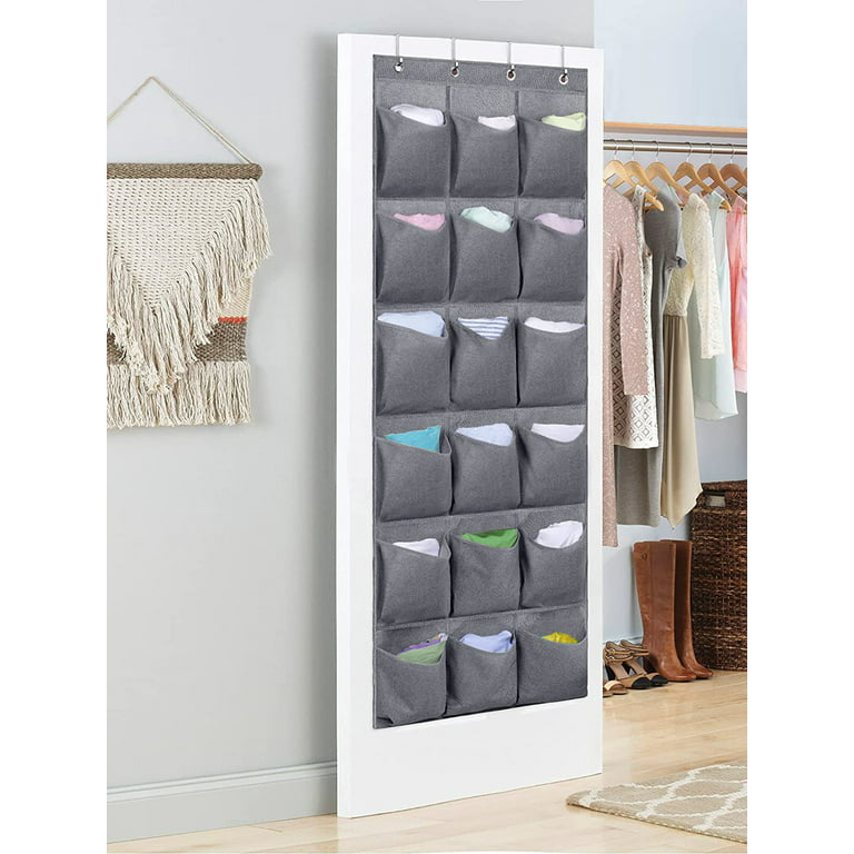 Hanging Shoe Rack with Extra Large Deep Pockets, Over The Door