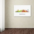 thumbnail image 3 of Trademark Fine Art 'Nashville Tennessee Skyline WB-1' Canvas Art by Marlene Watson, 3 of 3