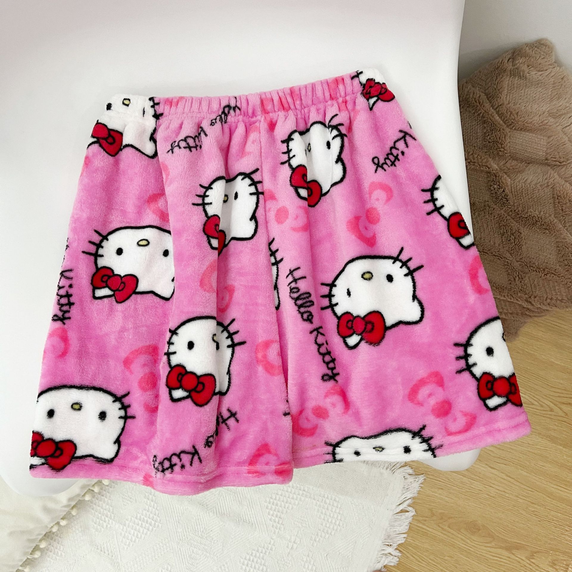 Sanrio Hello Kitty Athletic Pants Summer Women Flannel Soft Fleece ...