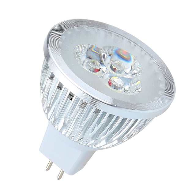 Inteprter 3 * 3W MR16 Bombilla LED Lámpara de foco pequeño Blanco frío AC / DC 12V Iluminación navideña Frío Inteprter HA024560-01