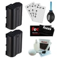 thumbnail image 2 of Essential Accessory Kit for Nikon D600, D800, D700, Nikon 1 V1 + 2 Replacement EN-EL15 2000Mah Battery + Air Duster + Microfiber Cleaning Cloth + Deluxe Cleaning Kit + LCD Screen Protectors, 2 of 7