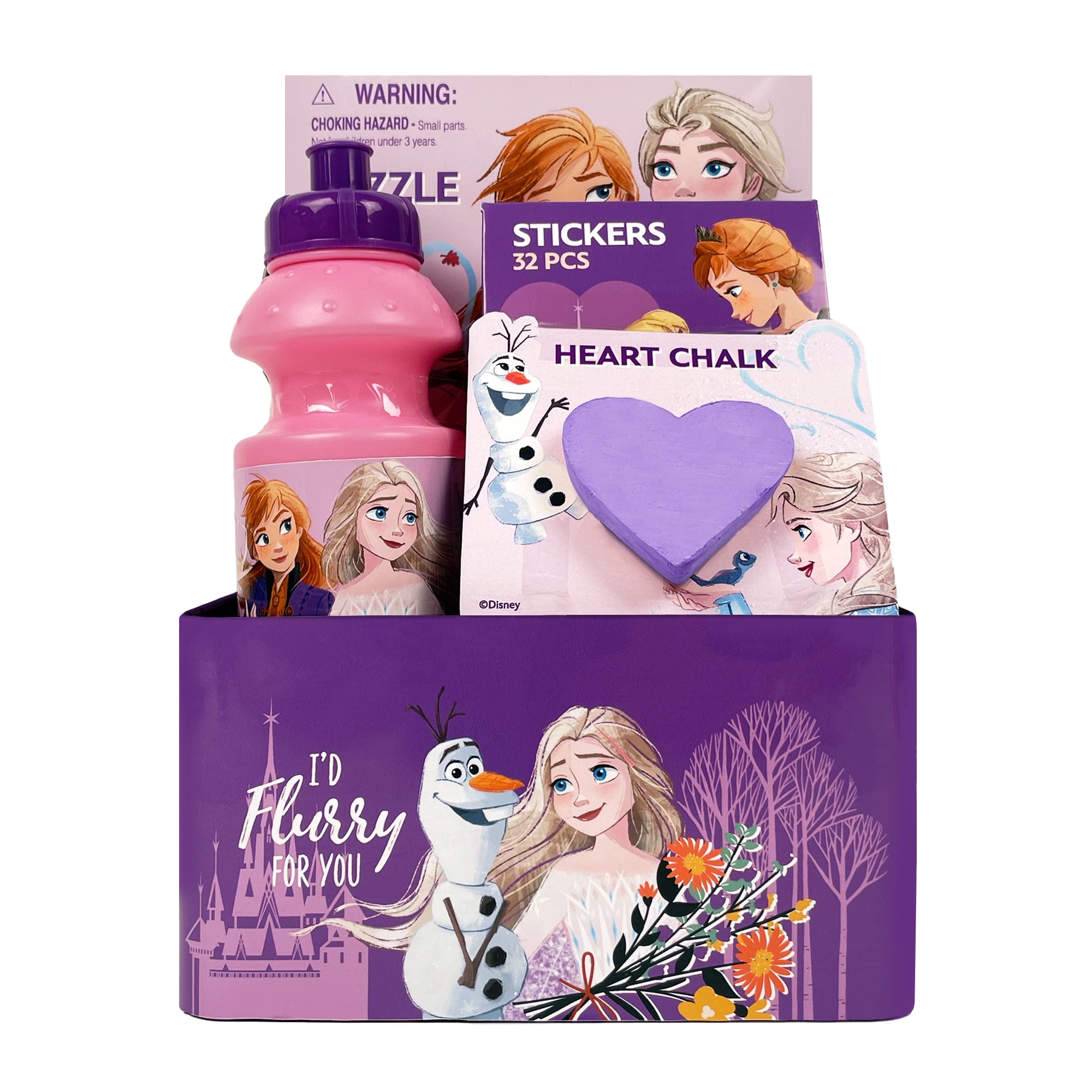 Frozen 2 Valentine's Day Tin Box Gift Set