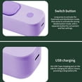 thumbnail image 4 of Danhjin Refrigerator Deodorizer Mini Usb Fridge Deodorizer Rechargeable Refrigerator Odor Eliminators Portable Generator Reusable Freezer Magnanimity Purifier For Fridg, 4 of 6
