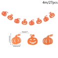 thumbnail image 1 of Adornos colgantes de Halloween, calabaza, Araña, murciélago, guirnalda de papel para fiesta de Halloween, hogar, Bar, decoración colgante, Casa Encantada, 1 of 4