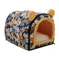 thumbnail image 1 of Nido para gatos, casa para gatos, Otoño Invierno, suave, autocalentable, tienda interior para mascotas, cama cueva, cama para perros y gatos, , gris pequeño, 1 of 8