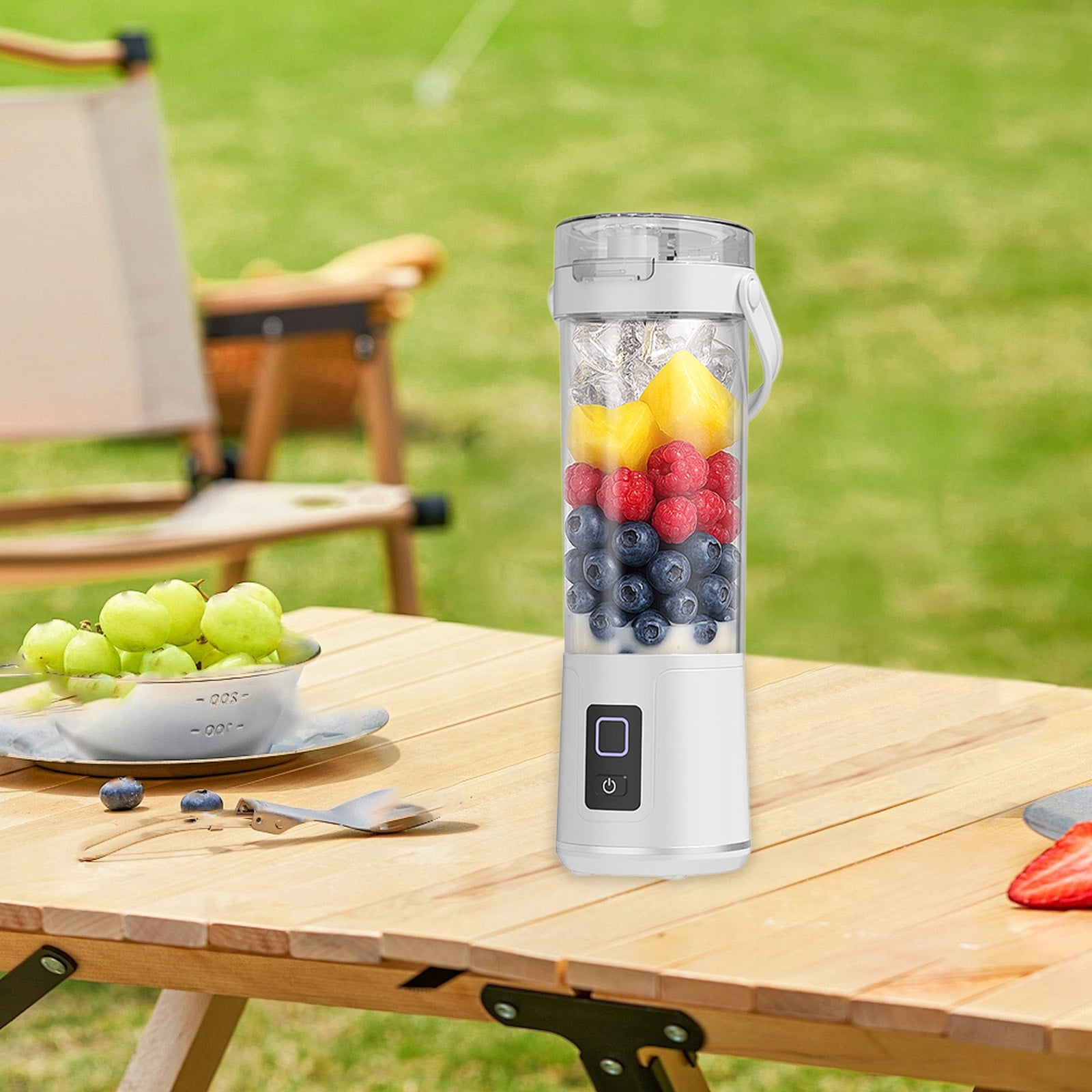 Handheld Juicer, Portable USB Rechargeable Blender, Smoothie Maker, 600ml Fruit Vegetable Juicer, Mini Home Juicer, Travel Juicer, Office Juicer, Gym Juicer, Portable Blender