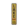 thumbnail image 2 of Lake Vertical Novelty Decor, Metal Wall Sign - 4x18 Inches, 2 of 4