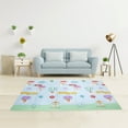thumbnail image 3 of Fantasy Fields Hot Air Balloons Soft Foam Baby Crawling Mat, Blue/Gray, 3 of 17