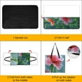 thumbnail image 4 of Butterfly Hibiscus Rain Bamboo Beauty Waterproof Picnic Blanket with Foldable Zipper, Suitable for Outdoor Use, Suitable for Travel, Camping, Beaches, Parks, Grasslands, Picnic Blanket Accessories, 4 of 8
