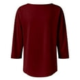 thumbnail image 6 of ZJXFGS Blouses for Women Casual Workout Tops Dress Blouses for Women Workout Tops for Women Womens Work Shirts Casual Blouses for Women Women Tops Red S, 6 of 7