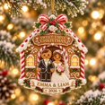 Personalized Acrylic Ornament Sweet First Christmas Newlyweds - Walmart.com