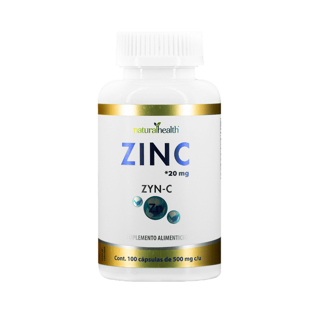 ZYN-C FRASCO CON 100 CAPSULAS DE 500 MG C/U