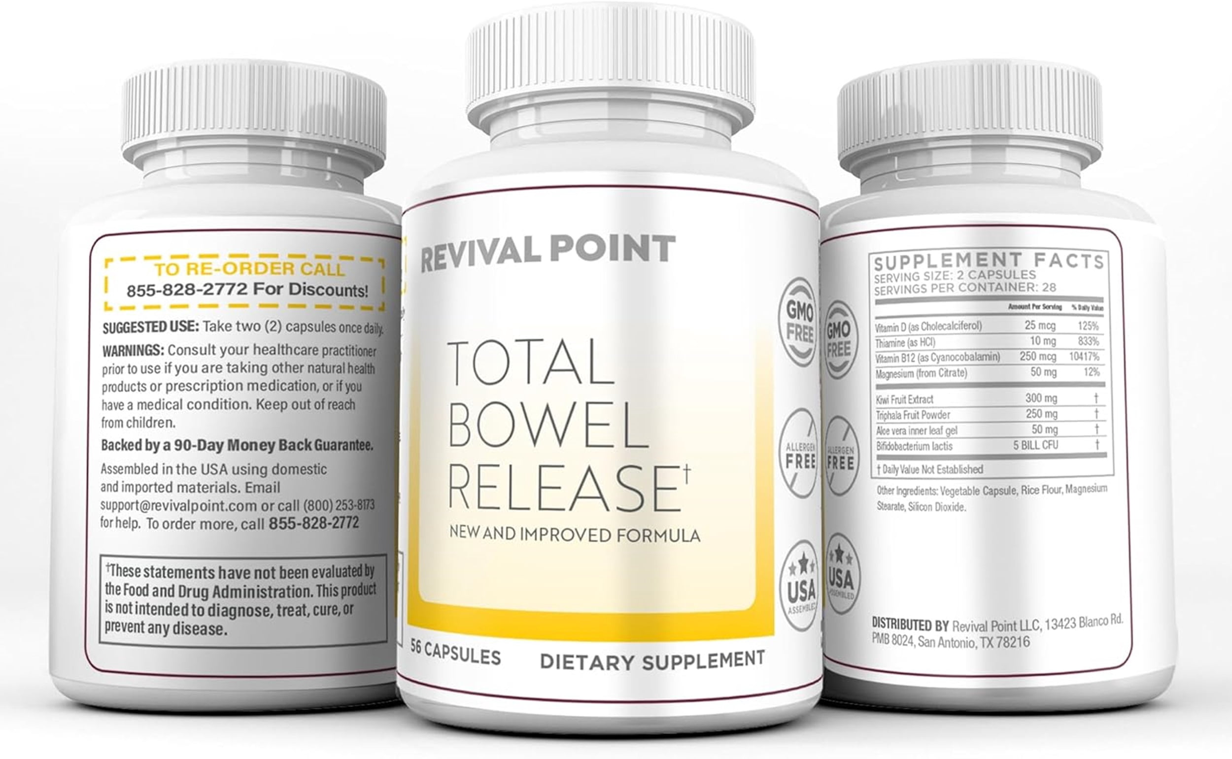 Total Bowel Release, Natural Digestive Support Dietary Supplement