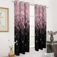 thumbnail image 3 of Cherry Blossom Gradient Print Window Blackout Curtain 3d Printed Blackout Curtain Bedroom Living Room Hotel Window 2 Panel Shade, 3 of 6