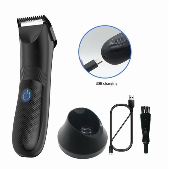 Manscape Trimmer for Men - Waterproof Trimmer Blade, Body Groomer for Pubic/Body/Groin Grooming, Electric Razor Shavers USB Charging, No Nicks, Gifts for Him