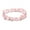 Pink crystal, variant on Colorful Stones Crystal Gravel Chakras Bracelets Natural Gemstones Beads Chakras Crystal Chip Stone Bracelets