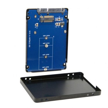 M2 Ssd Adapter Cablecc B M Key Socket 2 M.2 NGFF SSD To 2.5 SATA Adapter Card Adapter With Black Metal Housing Msata Adapter