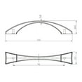 thumbnail image 5 of Richelieu BP391371195 3-3/4" Center To Center Arch Cabinet Pull From The Expression, 5 of 5