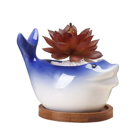 

Mini Flowerpot With Drainage Function Miniature Ceramic Flowerpot