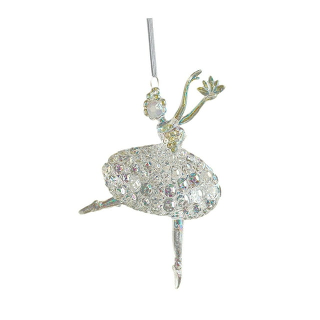 Adornos de decoraciones para árboles de Navidad BLESIY adorno acrílico transparente colgante decorativo