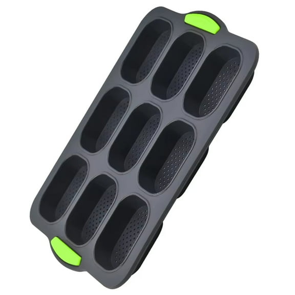 Silicone Bread Molds for Baking, Round Buns, Eclairs,Muffin Cakes - Non-Stick, Oven Safe Bakeware for Pastry Baking B,1 * Silicone Bread Molds