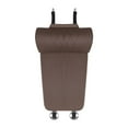 thumbnail image 3 of Luwecf Universal Car Leg Rest Pad Seat Cushion for Long Distance Driving PU Leather Brown, 3 of 9