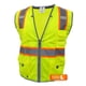 thumbnail image 1 of Chaleco Brigadista Reflejante Industrial GE Talla L 100% Poliéster 8 Bolsas, 1 of 4