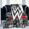 thumbnail image 6 of WWE Throw Blanket, Cozy Flannel Blankets For Boys Girls, Super Soft Warm Blanket For Couch Sofa Bed, 6 of 9