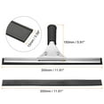 thumbnail image 2 of Uxcell Shower Squeegee Window Cleaning Tool with Replacement Rubber 12 Inch Black, 2 of 7