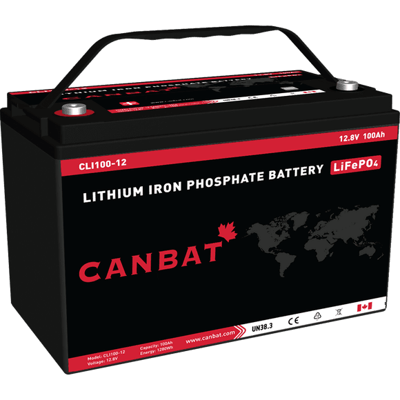 12V 100Ah Batterie au Lithium (LiFePO4)