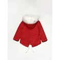 thumbnail image 2 of Orolay Kids' Toggle Jacket Soft Fleece Lined Winter Coat with Hood OKE6297X, 2 of 5